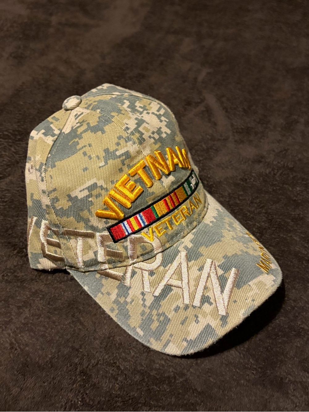 Vietname Veteran Digital Camo Hat